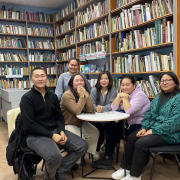 В Национальной библиотеке прошел показ документального фильма «С. Есенин – песенный поэт России» для студентов Кызылского пединститута