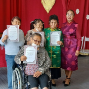 «Аас чогаал – Тыва культураның өндүр бедии» деп аттыг хемчег Кызылдың кырганнар болгаш инвалидтер дазылга бажыңынга болуп эрткен «Аас чогаал – Тыва культураның өндүр бедии» деп аттыг хемчег Кызылдың кырганнар болгаш инвалидтер дазылга бажыңынга болуп эрткен