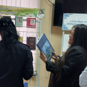 Национальная библиотека организовала тематическую книжную экспозицию для сотрудников Управления Федеральной службы войск национальной гвардии по Туве