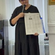 «Номчу, Тыва!» деп ном фестивалынынга чурт-шинчилел чогаалының килдизинге Тускайлаттынган шериг операциязында (ТШО) хамаарышкан чогаалчылар-биле солун ужуражылга «Номчу, Тыва!» деп ном фестивалынынга чурт-шинчилел чогаалының килдизинге Тускайлаттынган шериг операциязында (ТШО) хамаарышкан чогаалчылар-биле солун ужуражылга