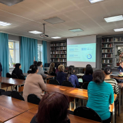 В Национальной библиотеке прошел информационный час со специалистами Тывастата