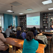 В Национальной библиотеке прошел информационный час со специалистами Тывастата