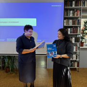 В Национальной библиотеке прошел информационный час со специалистами Тывастата