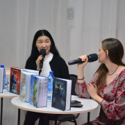 Завершился второй день с Анастасией Перковой на фестивале «Читай, Тыва!»