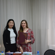 Завершился второй день с Анастасией Перковой на фестивале «Читай, Тыва!»