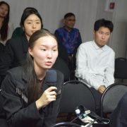 В Национальной библиотеке Тувы прошла встреча с молодым писателем Тумен-Байыром Монгушем в рамках фестиваля «Читай, Тыва!» В Национальной библиотеке Тувы прошла встреча с молодым писателем Тумен-Байыром Монгушем в рамках фестиваля «Читай, Тыва!»