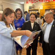 В Туве открылась девятнадцатая модельная библиотека