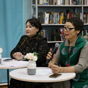 Сегодня в Национальной библиотеке Тувы состоялся телемост с Национальной библиотекой Калмыкии, посвященный национальным праздникам Шагаа и Цаган Сар