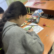 Национальная библиотека Тувы посетили детей в Центре социальной помощи Кызыла новогодней акцией