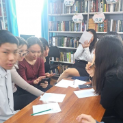 Психологический тренинг прошел в Национальной библиотеке