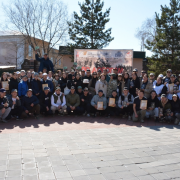 Сегодня в Кызыле прошёл первый день масштабного военно-исторического квеста «По дорогам Великой Победы»!