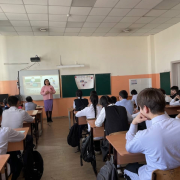 Национальная библиотека провела профилактическую беседу против терроризма «Людям планеты – мир без тревог и слез».