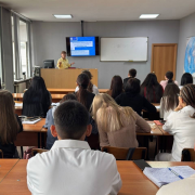 В преддверии 70-летнего юбилея Сергея Шойгу в Кызылском транспортном техникуме состоялась лекция, посвященная Герою России