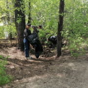 Сотрудники Пушкинской библиотеки сегодня приняли участие в субботнике в Национальном парке Тувы!