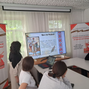 В Национальной библиотеке прошла лекция духовно-нравственной направленности «Кириллица: от истоков до современности»