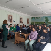 Студенты Тувинского строительного техникума познакомились с исторической взаимосвязью Донбасса и России