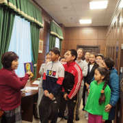Библиотека при монастыре «Тубтен Шедруб Линг» провела познавательные экскурсии для учеников школ столицы и районов республики
