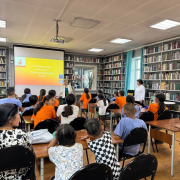 В Национальной библиотеке прошел информационный час «О героях былых времен» в рамках проекта «Игротека.БиБ»