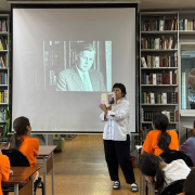 В Национальной библиотеке прошел информационный час «О героях былых времен» в рамках проекта «Игротека.БиБ»