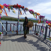 Национальная библиотека представила выставку на фестивале «Дунгур»