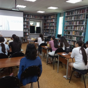 Сегодня Национальную библиотеку посетили студенты 2 курса ЕГФ ТывГУ