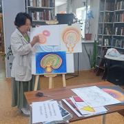 Мастер-класс по нейрографике прошел в Национальной библиотеке