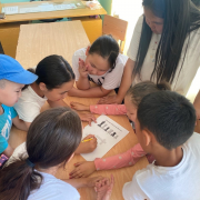 Национальная библиотека провела игровую программу «Игра для мускулов ума» к Международному дню шахмат